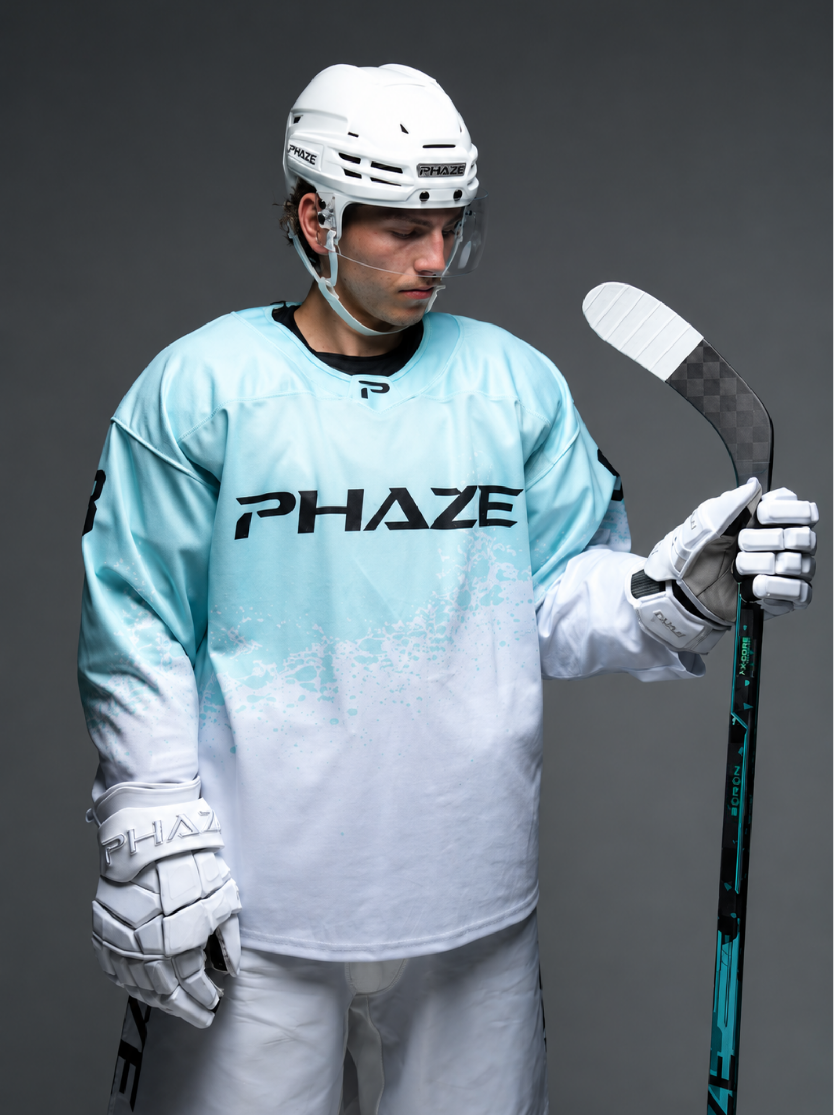 Teal + White